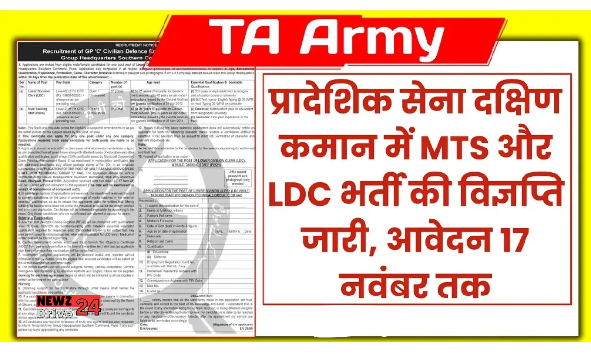 TA Army Bharti 2024