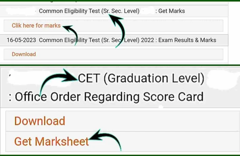 CET Score Card Kaise Check Kare 2024